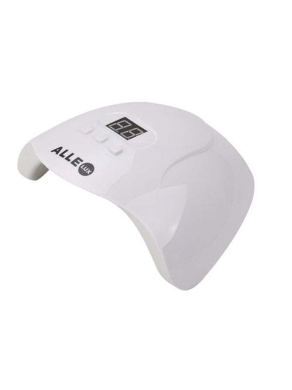 AlleLux X3 UV/ LED Nail Lamp 54W for Hybrid Varnishes with Power Supply and USB Cable White