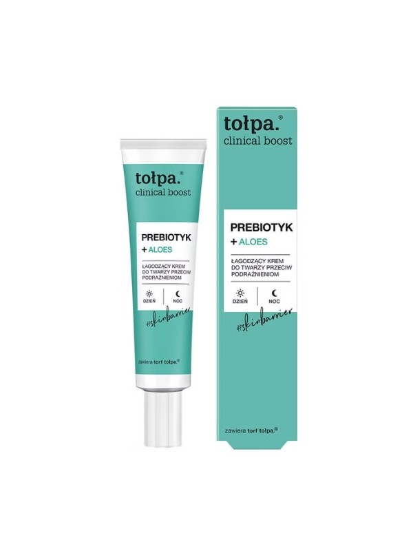 Tołpa Clinical Boost Soothing beruhigende Gesichtscreme Präbiotikum und Aloe 40 ml