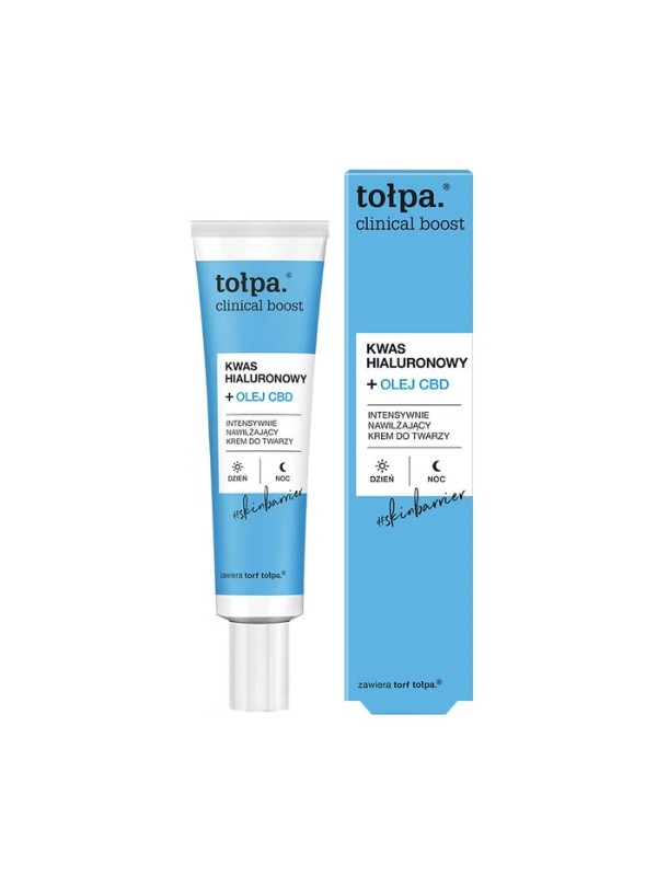 Tołpa Clinical Boost Intensief hydraterende gezichtscrème CBD olie 40 ml