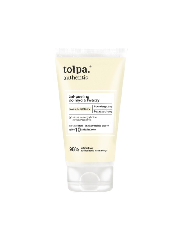 Tołpa Authentic Gel- Peeling Face Wash With Almond Acid 150 ml