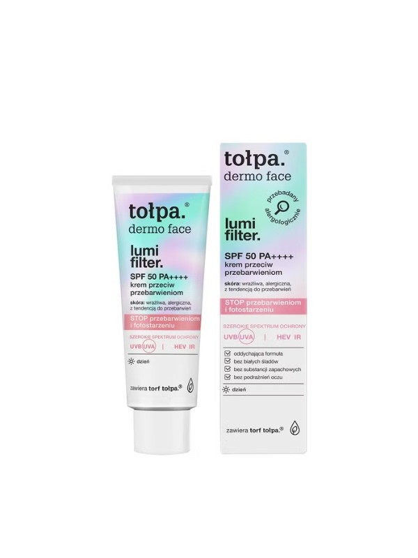 Tołpa Dermo Face Lumi Filter Anti-spot Cream SPF 50 PA++++ 40 ml