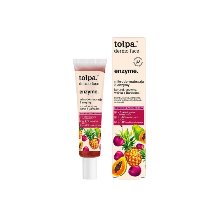 Tołpa Dermo Face Enzyme Microdermabrasion 3 Enzymes Facial Peeling 40 ml