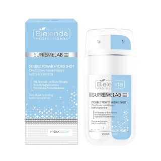 Bielenda Professional SUPREMELAB Two-phase hydrating hydro -concentrate with snail slime extract 30 ml