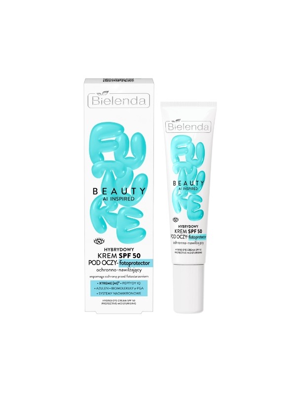 Bielenda FUTURE BEAUTY Hybrydowy krem - fotoprotector pod oczy SPF 50 ochronno - nawilżający 15 ml