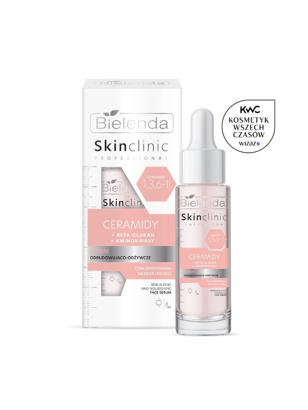 Bielenda SKIN CLINIC PROFESSIONAL Regenererend en voedend serum CERAMIDEN + BETA-GLUCAN + AMINOZUREN 30 ml