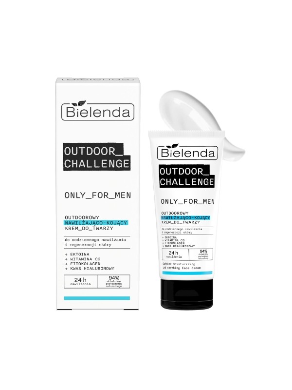 Bielenda Only For Men OUTDOOR CHALLENGE Outdoor hydraterende en verzachtende gezichtscrème 50 ml