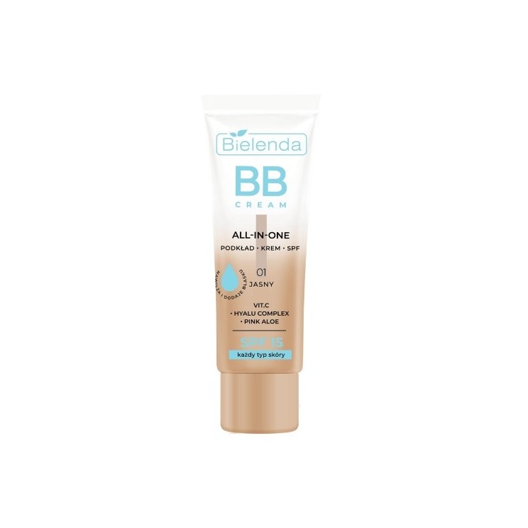 Bielenda ALL IN ONE BB CREAM all skin types shade 01 light 30 ml