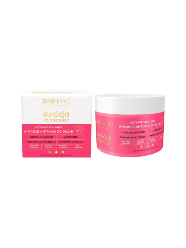 SheHand Collagen Treatment Actief collageen voor de handen in anti-age masker 80 g