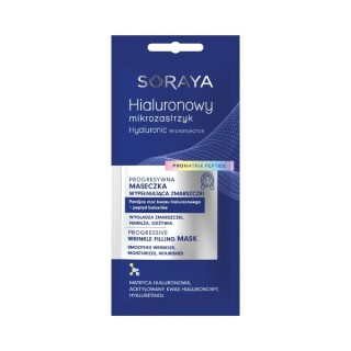 Soraya Hyaluronic micro injection Progressive wrinkle filling mask, hyaluronic acid and peptide botox - like 8 ml