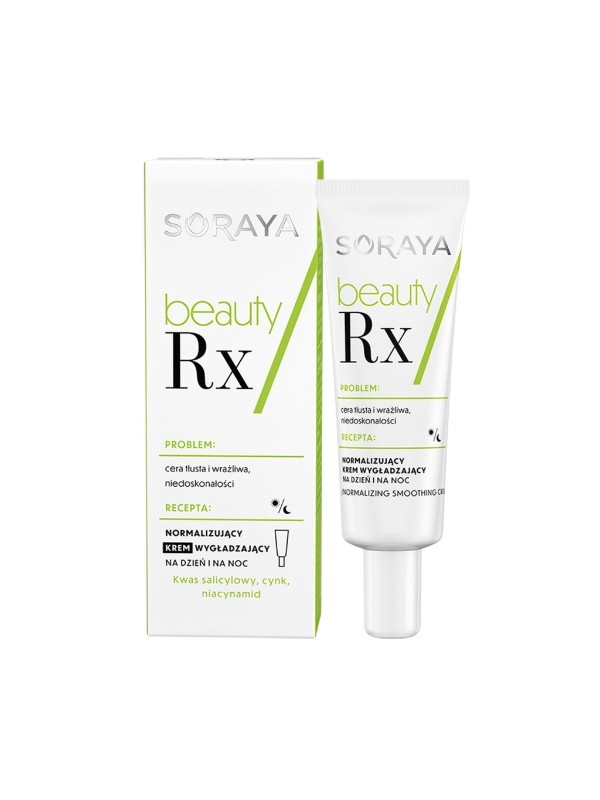 Soraya Beauty RX Normaliserende Gladmakende Gezichtscrème met zuren en zink 50 ml