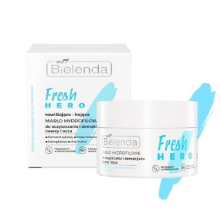 Bielenda Fresh HERO Feuchtigkeitsspendende und beruhigende hydrophile Butter zum Reinigen und Entfernen von Make-up von Gesicht 