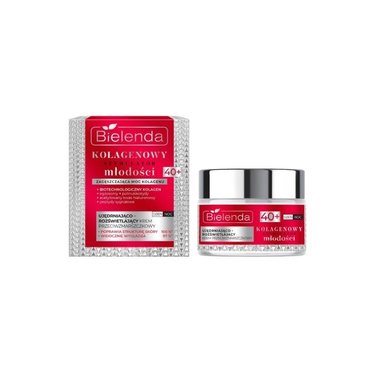 Bielenda Collagen Youth Stimulator Straffende und leuchtende Anti-Falten-Creme 40+ 50 ml