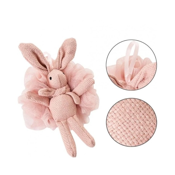 ECARLA Waschschwamm XL – Bunny ist eine perfekte Kombination aus Funktionalität und charmantem Design – er si jedes Bad zu einem