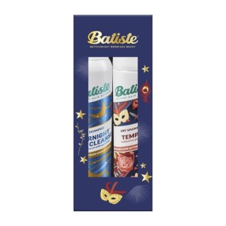 BATISTE Christmas Set Tempt Trockenshampoo 200 ml + Overnight Light Cleanse 200 ml