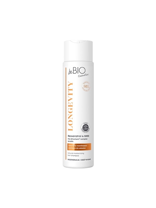 BeBio LONGEVITY Regeneration und Ernährung Natürliches Haarshampoo 300 ml