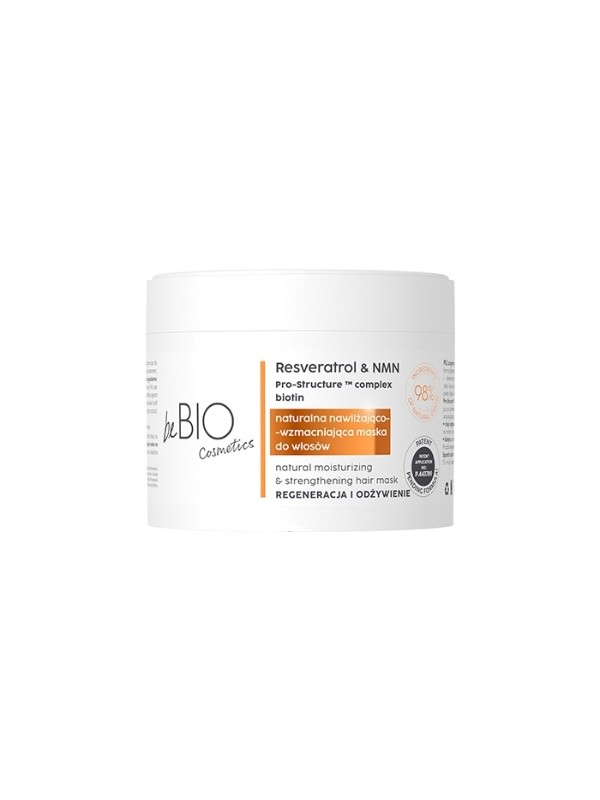 BeBio LONGEVITY Regeneratie en voeding Natuurlijk haarmasker 250 ml