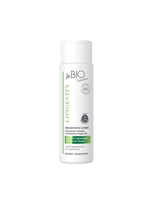 BeBio LONGEVITY Natürliche Haarspülung für Dichte und Stärkung, 250 ml