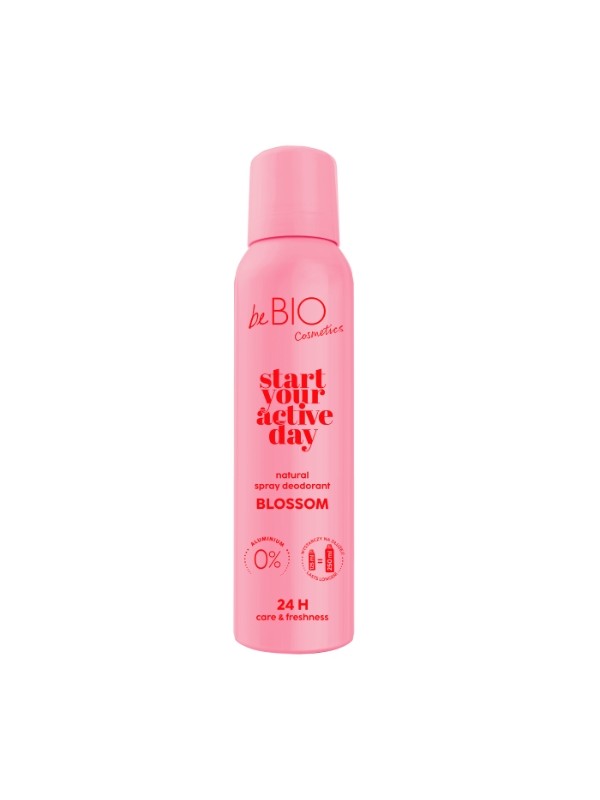 BeBio Beginnen Sie Ihren aktiven Tag. Natürliches Deodorantspray Blossom 125 ml