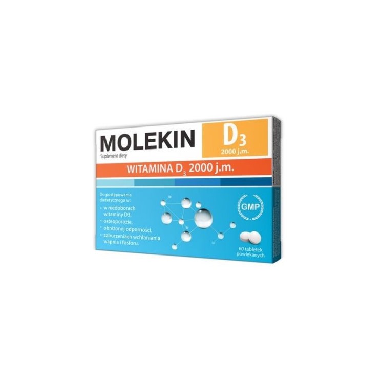 Molekin D3 2000 hm 60 tablets