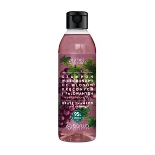 Barwa Grape Shampoo for curly and wavy hair Barwa Naturalna 300 ml