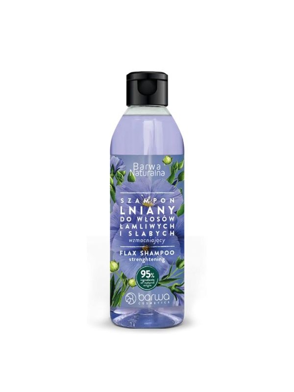 Barwa Lijnzaad Shampoo Versterkend Barwa Naturalna 300 ml