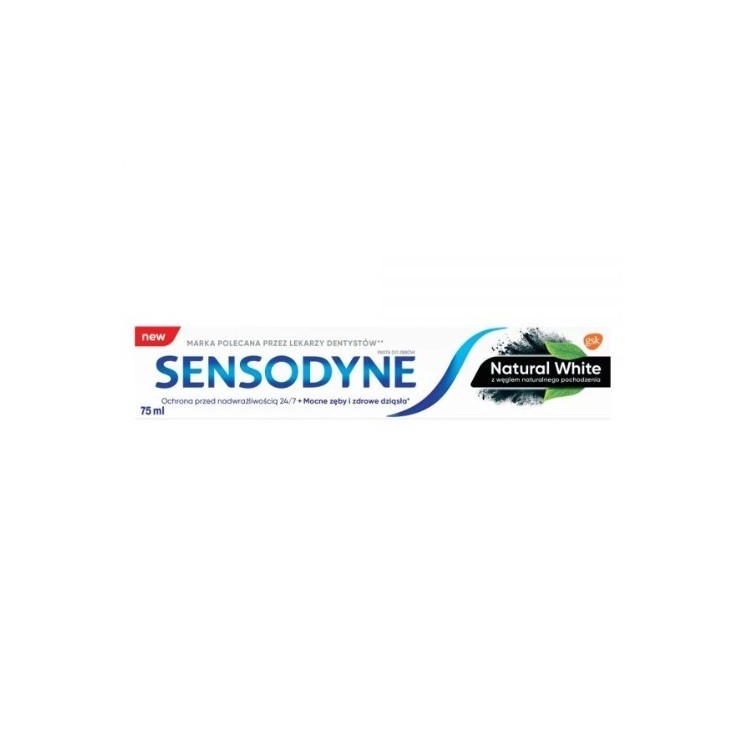 Sensodyne Natural White with Charcoal Toothpaste 75 ml