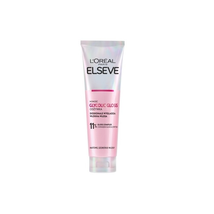 L'oreal Elseve Glycolic Gloss odbudowująca odżywka dla błyszczących włosów 150 ml