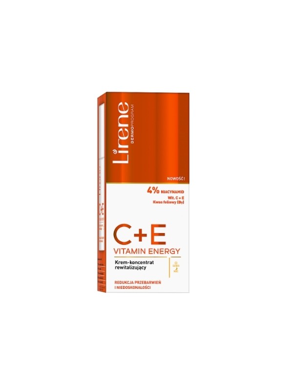 Lirene Revitaliserende gezichtscrème concentraat C+E Vitamin Energy 40 ml