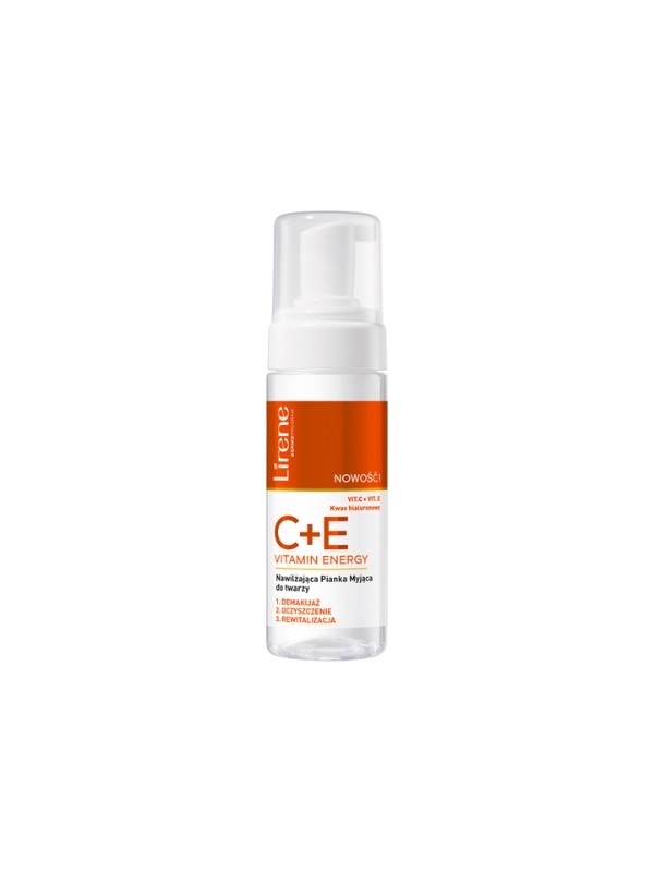 Lirene C+E Vitamin Energy Hydraterende Gezichtsreinigingsschuim 150 ml