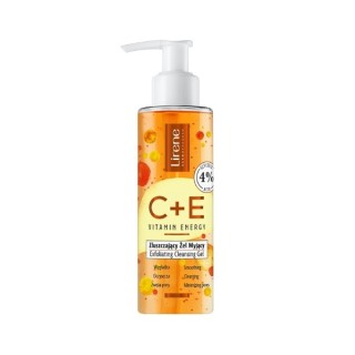 Lirene C+E Vitamin Energy exfoliating face wash gel 145 ml