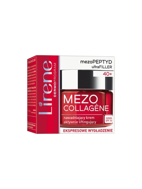 Lirene Mezo Collagene 40+ Hydraterende actief liftende dagcrème Express smoothing 50 ml