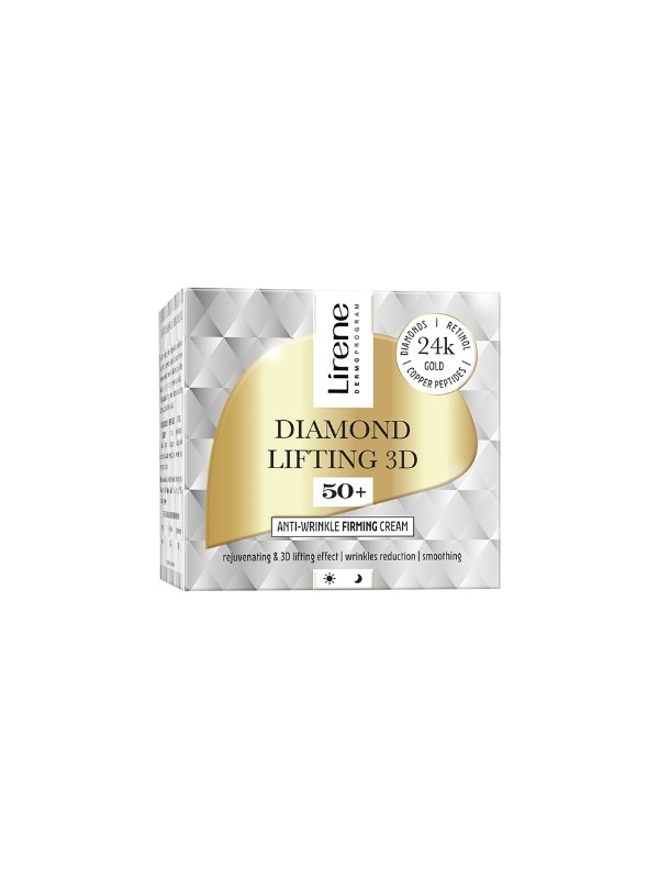 Lirene Diamond Lifting 3D Anti-wrinkle firming cream 50+ 50 ml