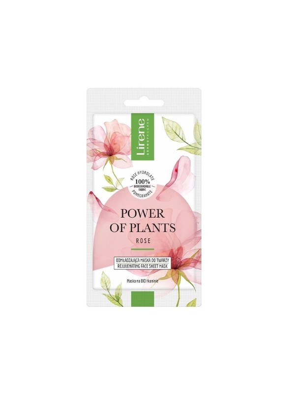 Lirene Power of Plants Rejuvenating Face Mask Rose 17 g