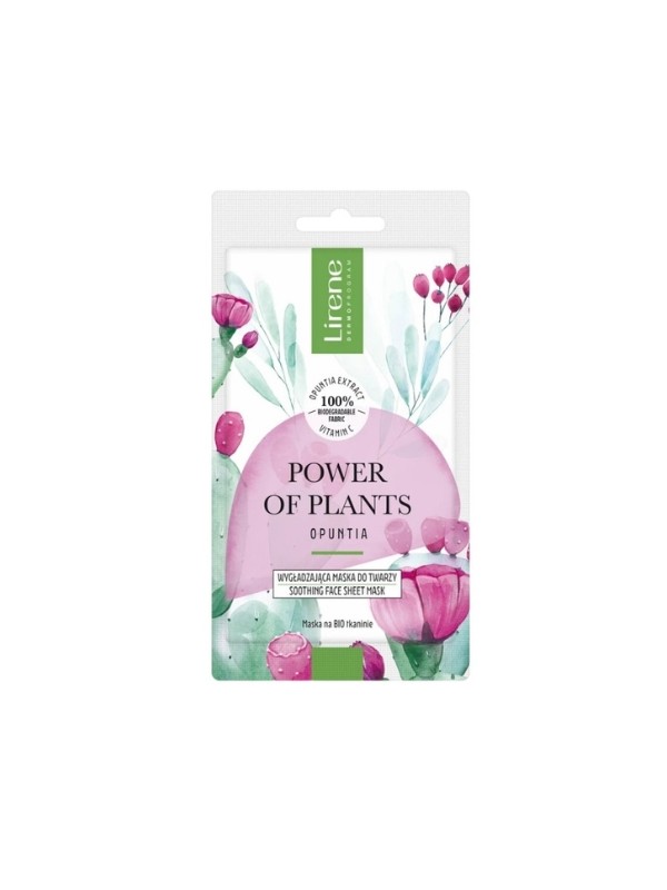 Lirene Power of Plants Gladmakend Gezichtsmasker Prickly Pear 17 g