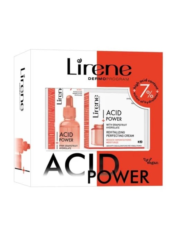 Lirene Acid Power Set Gesichtscreme 50 ml + Gesichtsserum 30 ml