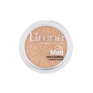 Lirene City Matt Mineral Mattifying Compact Powder minerale matterende poeder 02 Natural 9 g