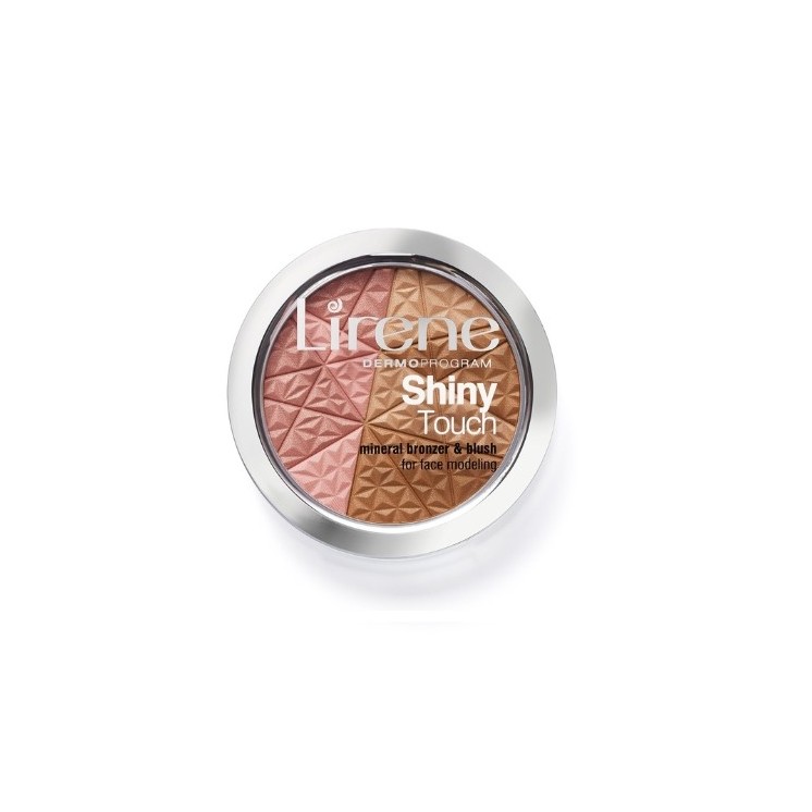 Lirene Mineral bronzer with blush for face oval modeling 9 g