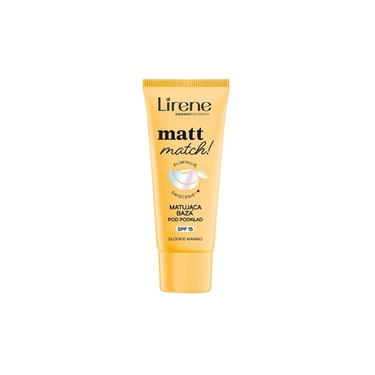 Lirene Matt Match! Mattifying foundation base Sweet Mango 30 ml