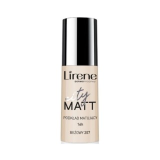 Lirene City Matt Mattierendes und glättendes Gesichtsfluid /207/ Beige 30 ml