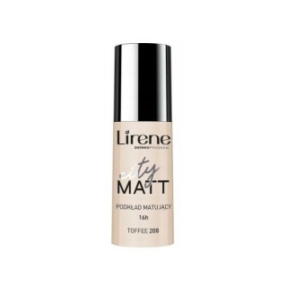 Lirene City Matt Mattierendes und glättendes Gesichtsfluid /208/ Toffee 30 ml