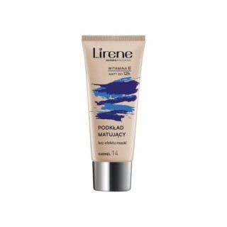 Lirene Nature Matte Mattierungsfluid für das Gesicht 14 Karamell 30 ml