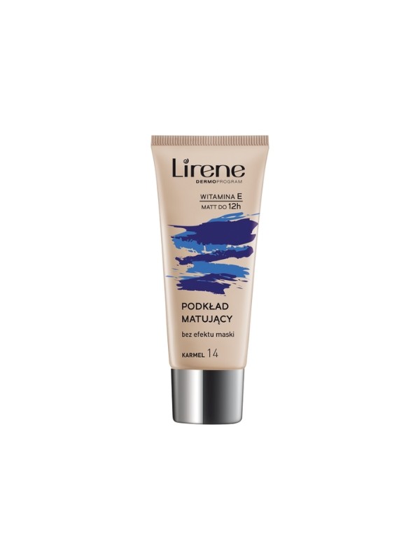 Lirene Nature Matte Mattierungsfluid für das Gesicht 14 Karamell 30 ml