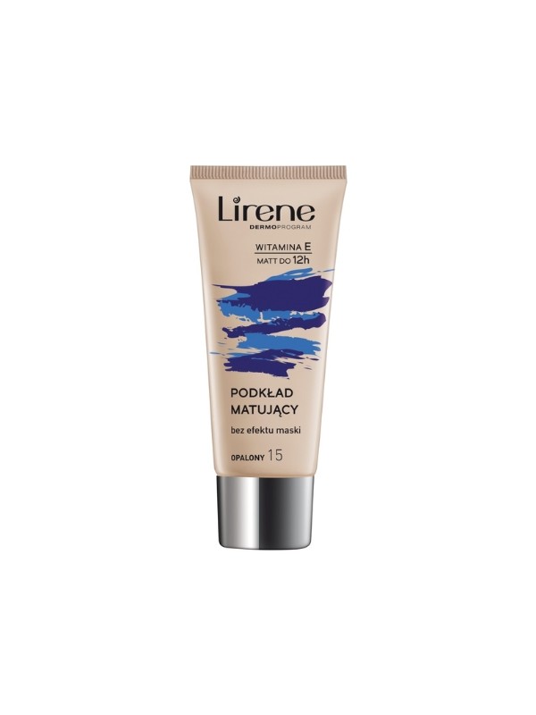 Lirene Nature Matte gezichtsmattingvloeistof 15 Tanned 30 ml