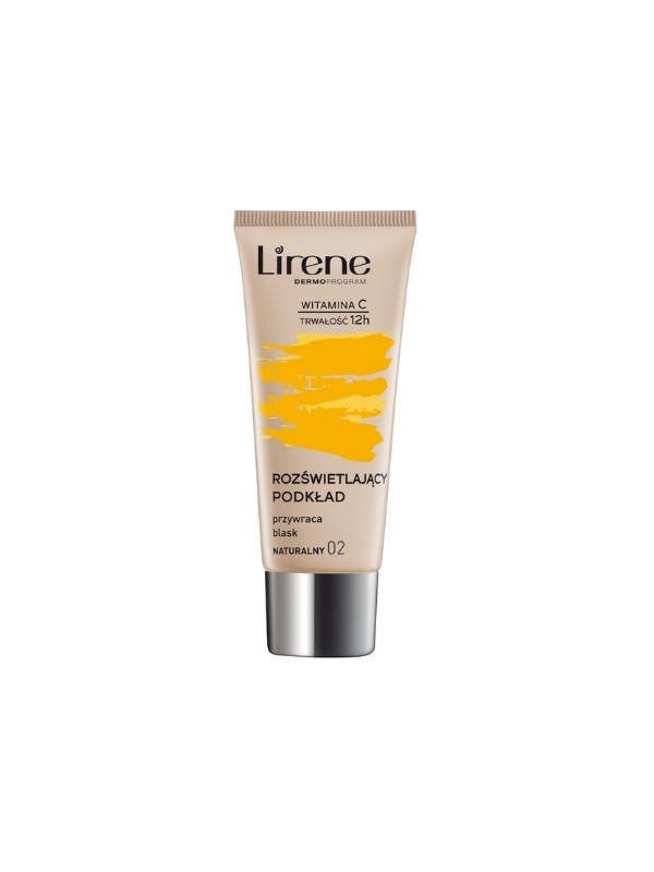 Lirene Illuminating foundation that restores skin's radiance 02 Natural 30 ml