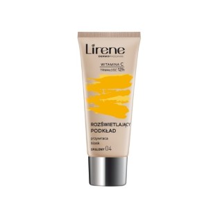 Lirene Illuminating foundation die de glans van de huid herstelt 04 Tanned 30 ml