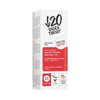 Under Twenty Exfoliërende Gel Serum, AHA + BHA 15% 30 ml