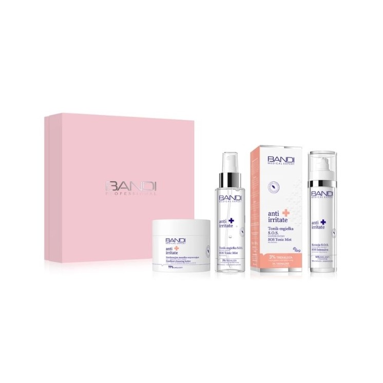 Bandi Medical Expert Anti Irritate Set Verzachtende boter 90 ml + Intensieve verzachtende behandeling 50 ml SOS mist toner