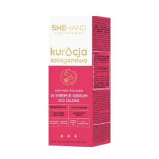 SheHand Collagen Treatment Aktives Kollagen für die Hände in einer glättenden Creme – Serum 75 ml