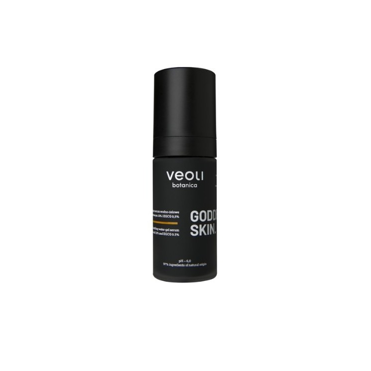 Veoli Botanica Goddess Skin Huidverhelderend en verzachtend gezichtsserum met ascorbinezuur 10% en EGCG 5 % 30 ml