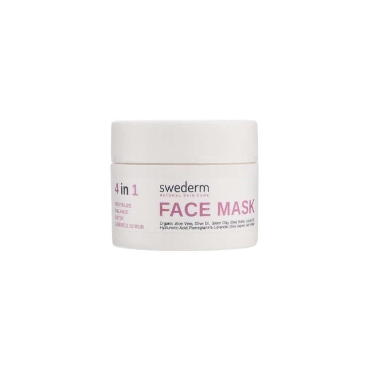 Swederm 4in1 Face Mask revitalization, balance, cleansing and gentle exfoliation 100 ml